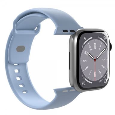 Puro Apple Watch 42/44/45mm/Apple Watch Ultra Armband ICON Silicone Band Powder Blue
