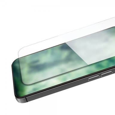 XQISIT iPhone 15 Plus Skärmskydd Tough Glass Case Friendly