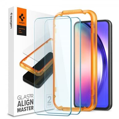 Spigen Samsung Galaxy A54 5G Skärmskydd GLAS.tR ALIGNmaster 2-pack