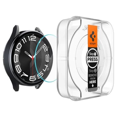 Spigen Samsung Galaxy Watch 6 Classic 43mm Skärmskydd GLAS.tR EZ Fit 2-pack