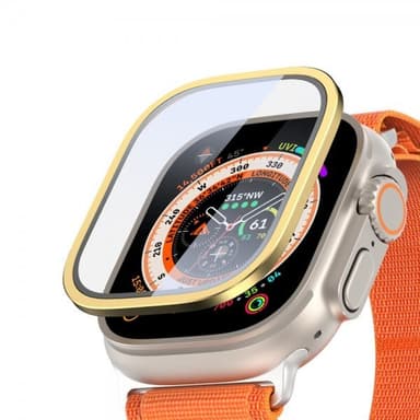 DUX DUCIS Apple Watch Ultra Skärmskydd Aluminium Härdat Glas Guld