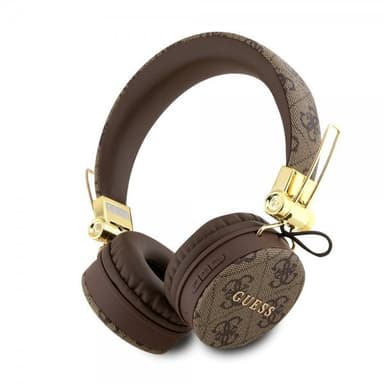 Guess Trådlösa Hörlurar Bluetooth Metal Logo Brun