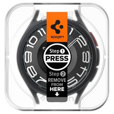 Spigen Samsung Galaxy Watch 6 Classic 43mm Skärmskydd GLAS.tR EZ Fit 2-pack