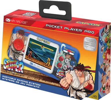 My Arcade Pocket Player Super Street Fighter II handhållen konsol