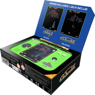 My Arcade Pocket Player Pro Galaga handhållen konsol