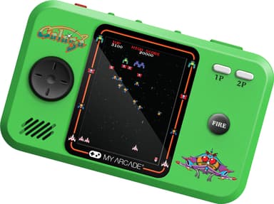 My Arcade Pocket Player Pro Galaga handhållen konsol