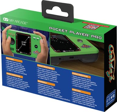 My Arcade Pocket Player Pro Galaga handhållen konsol