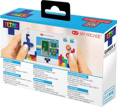 My Arcade Gamer V Tetris handhållen spelkonsol