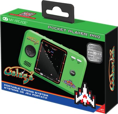 My Arcade Pocket Player Pro Galaga handhållen konsol