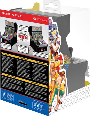 My Arcade Micro Player Pro 7.5” Street Fighter II Retro spelkonsol