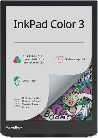 PocketBook InkPad Color 3 e-bok 32 GB (svart)