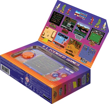 My Arcade Pocket Player Data East Hits handhållen konsol