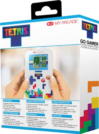 My Arcade Go Gamer Tetris handhållen spelkonsol