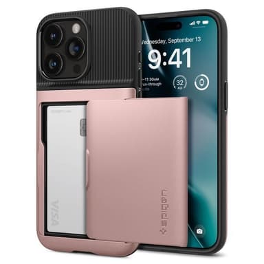Spigen iPhone 15 Pro Max Skal Slim Armor CS Rose Gold
