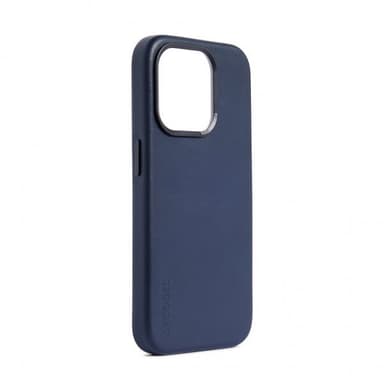 Decoded iPhone 15 Skal Leather Backcover True Navy