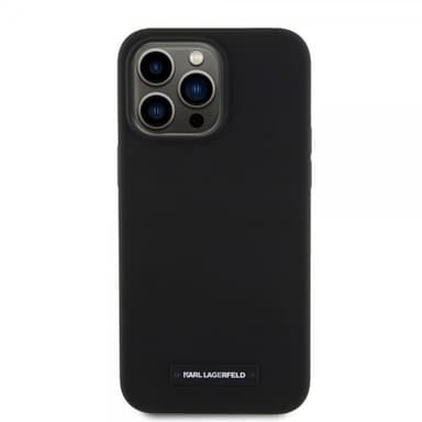 Karl Lagerfeld iPhone 15 Pro Max Skal Liquid Silicone MagSafe Svart