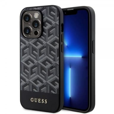 Guess iPhone 14 Pro Max Skal G Cube MagSafe Svart