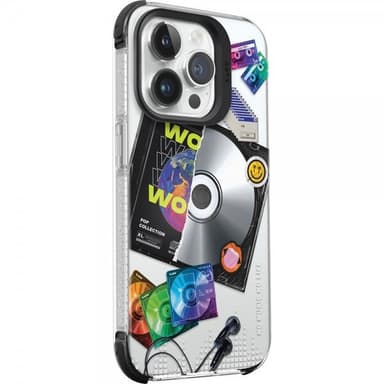 LAUT iPhone 15 Pro Skal POP RETRO MUSIC MagSafe