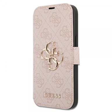 Guess iPhone 15 Pro Fodral 4G Logo Rosa