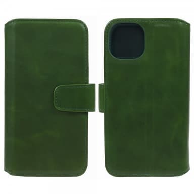 Nordic Covers iPhone 15 Plus Fodral Essential Leather Juniper Green
