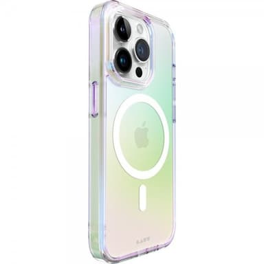 LAUT iPhone 15 Pro Skal HOLO MagSafe Pearl