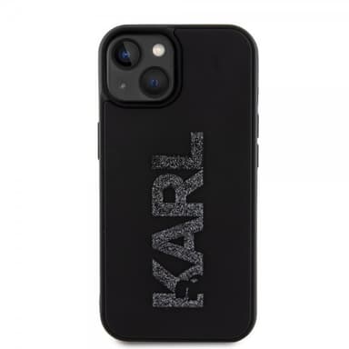 Karl Lagerfeld iPhone 15 Skal 3D Rubber Karl Svart