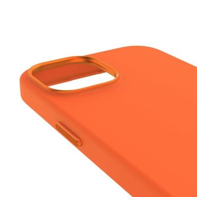 Decoded iPhone 15 Skal Silicone Backcover Apricot