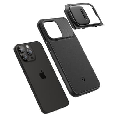 Spigen iPhone 15 Pro Max Skal Optik Armor MagFit Svart