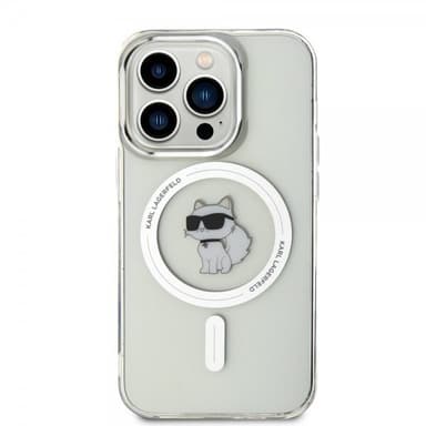 Karl Lagerfeld iPhone 15 Pro Skal Choupette MagSafe Transparent