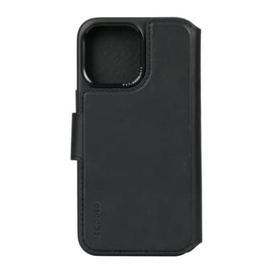 Decoded iPhone 15 Pro Max Fodral Leather Detachable Wallet Svart
