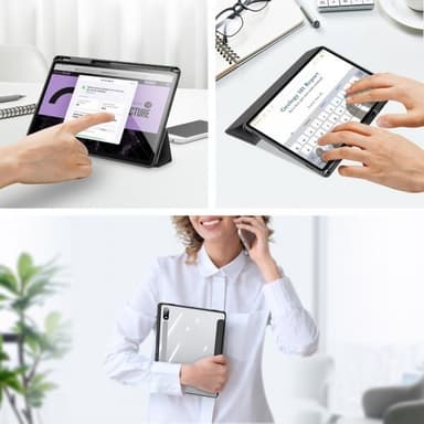 DUX DUCIS Samsung Galaxy Tab S9 Plus SM-X810 SM-X816 Fodral TOBY Series Svart