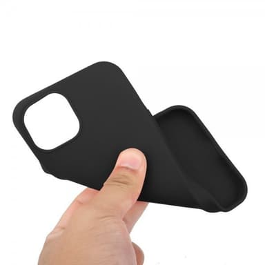 Nordic Covers iPhone 15 Plus Skal Feather Series Raven Black