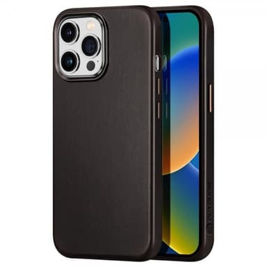 DUX DUCIS iPhone 14 Pro Skal Naples Series MagSafe Mörkbrun