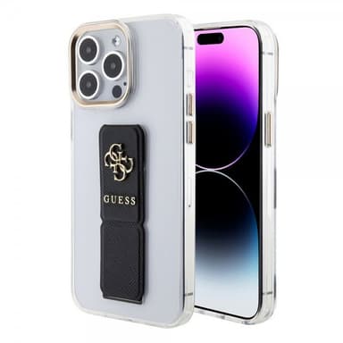 Guess iPhone 15 Pro Max Skal Grip Stand Clear Transparent