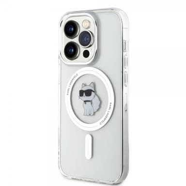 Karl Lagerfeld iPhone 15 Pro Skal Choupette MagSafe Transparent