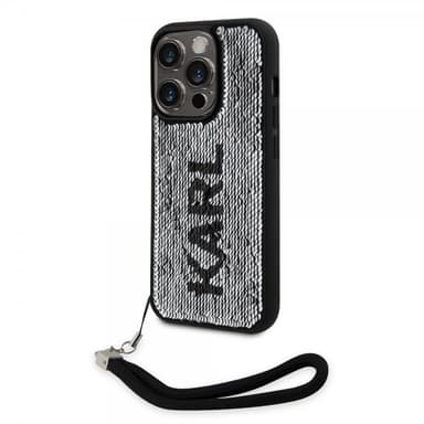 Karl Lagerfeld iPhone 15 Pro Skal Sequin Svart