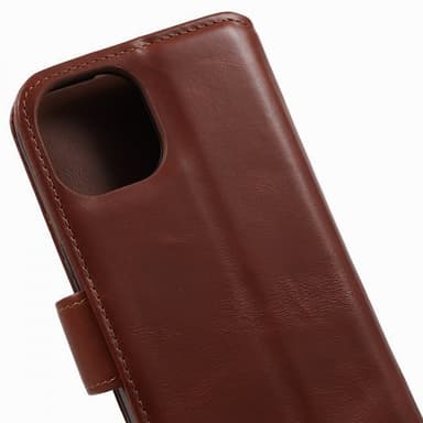 Nordic Covers iPhone 15 Plus Fodral Essential Leather Maple Brown