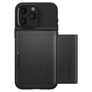 Spigen iPhone 15 Pro Skal Slim Armor CS Svart