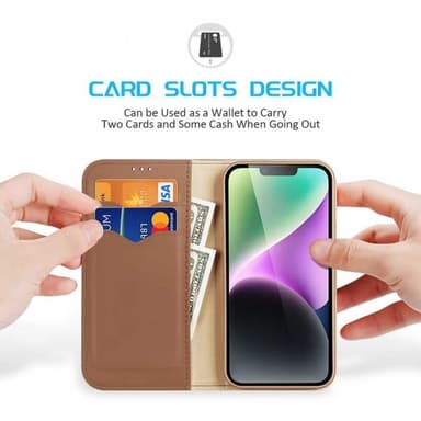 DUX DUCIS iPhone 15 Plus Fodral Hivo Series Brun