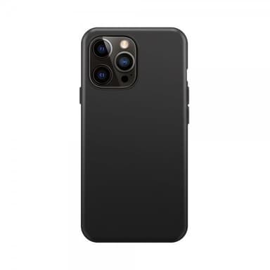XQISIT iPhone 15 Pro Skal Silicone Case MagSafe Svart