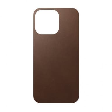 NOMAD iPhone 13 Pro Skin Leather Skin Rustic Brown