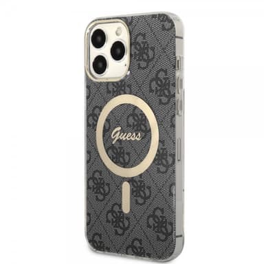 Guess iPhone 13 Pro Max Skal 4G Pattern MagSafe Svart