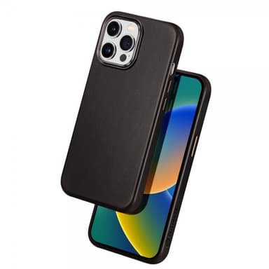 DUX DUCIS iPhone 14 Pro Skal Naples Series MagSafe Mörkbrun