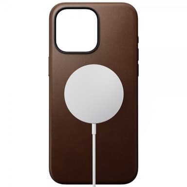 NOMAD iPhone 15 Pro Max Skal Modern Leather Case Brun
