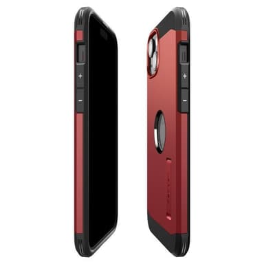 Spigen iPhone 15 Skal Tough Armor MagFit Röd