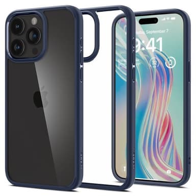 Spigen iPhone 15 Pro Skal Ultra Hybrid Navy Blue