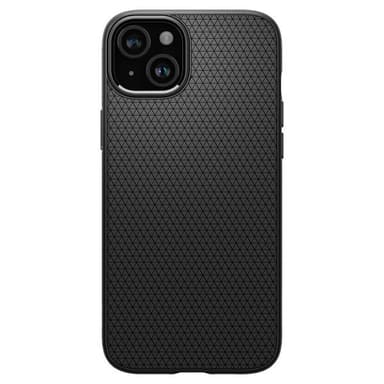 Spigen iPhone 15 Skal Liquid Air Matte Black