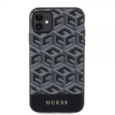 Guess iPhone 11 Skal G Cube MagSafe Svart