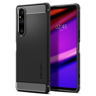 Spigen Sony Xperia 1 V Skal Rugged Armor Matte Black