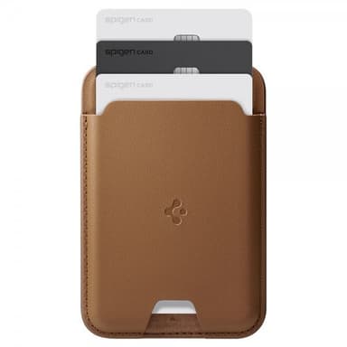 Spigen Korthållare Valentinus 3 Cards Holder MagFit Brun